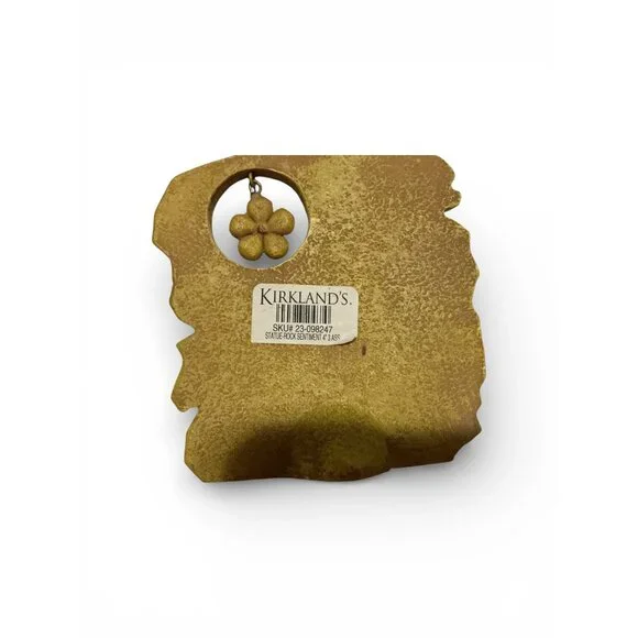 Inspirational Kirklands Plaque With Joshua 1:9 Verse & Hanging Flower Accent 4.2 - Picture 3 of 6